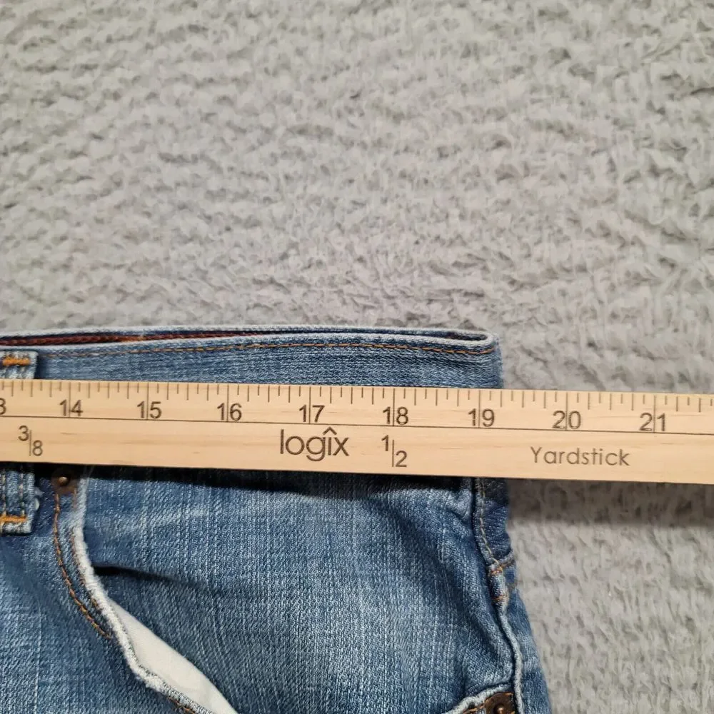 Levis Jeans Mens 38x29* Blue Denim 559 Relaxed Straight Leg Baggy Y2K Distressed